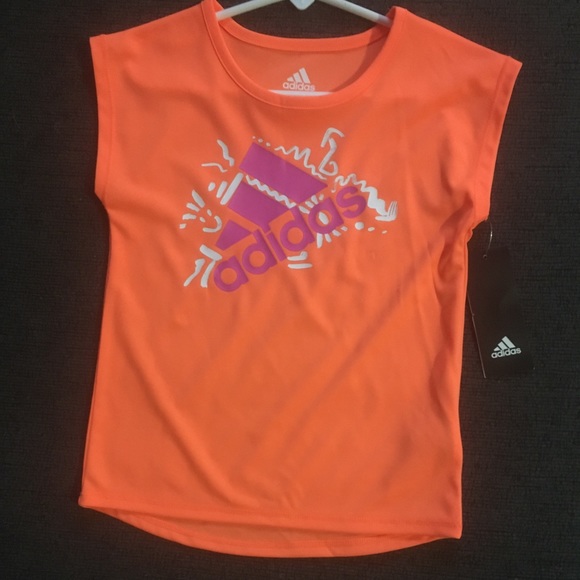 adidas Other - Adidas Kids Orange Short Sleeve Tee